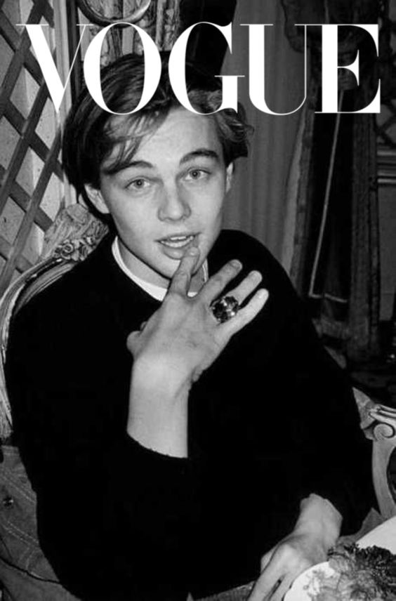 Leonardo DiCaprio young vogue cover